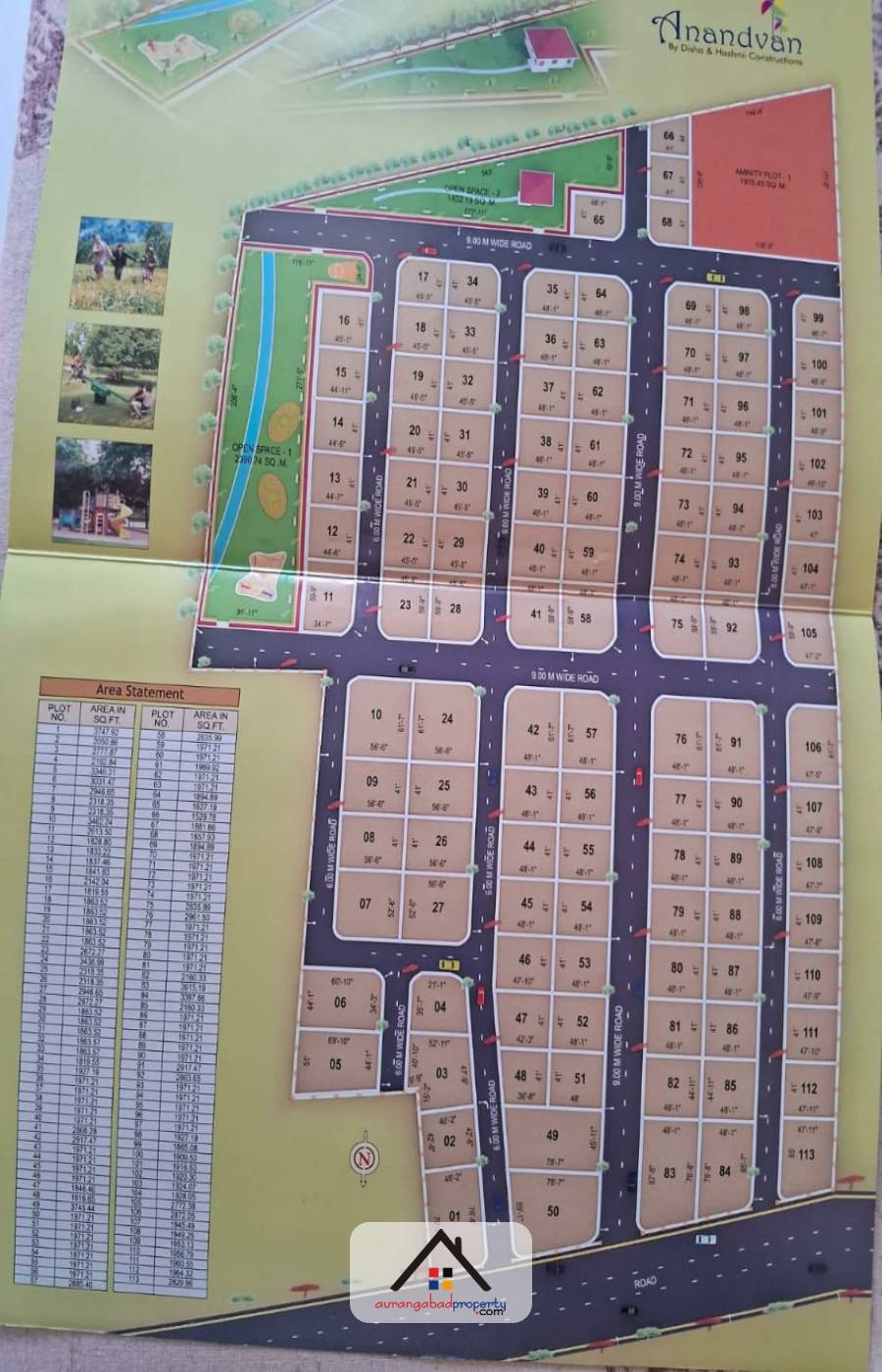 For sale 1971 sqft corner open plot at Disha Anandvan Satara