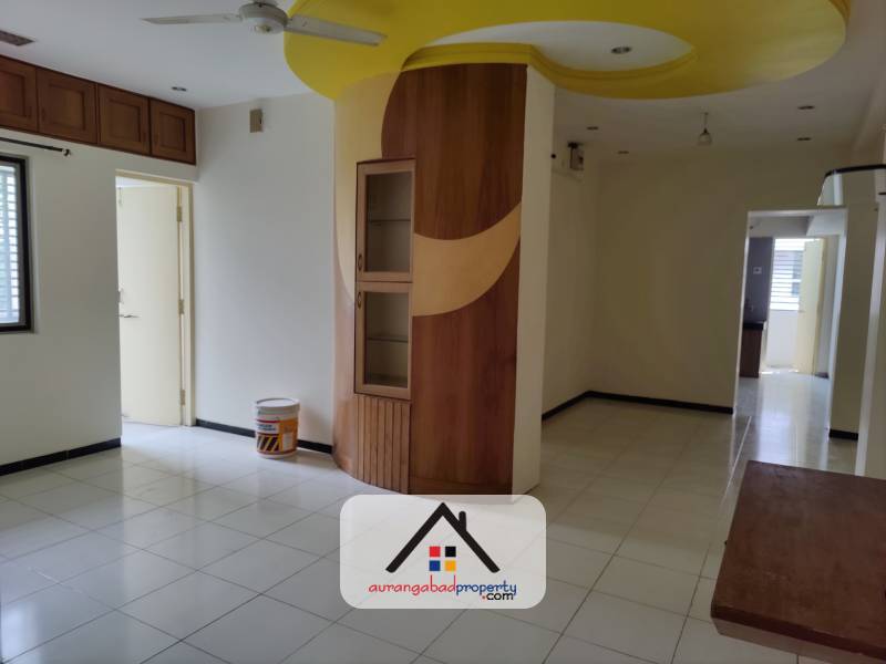 3bhk flat for rent tilak Nagar Aurangabad - Partially Furnished